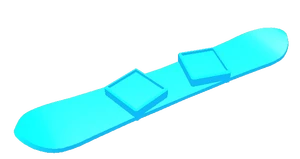 Blue Snowboard