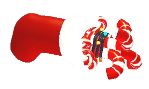 Candy Cane Grappling Hook