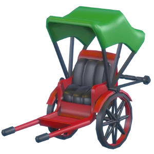 Lunar New Year Rickshaw Stroller