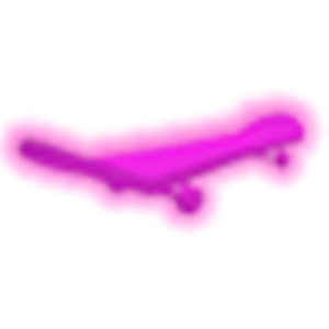 Neon Pink Skateboard
