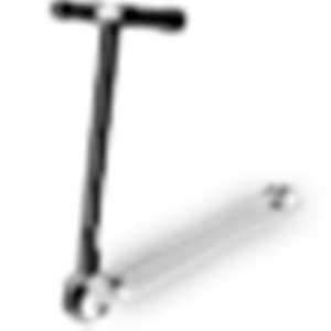 Neon White Scooter
