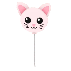 Pink Cat Balloon