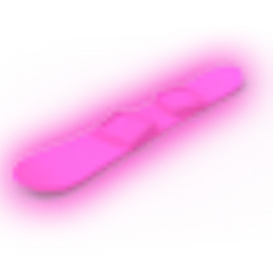 Pink Neon Snowboard