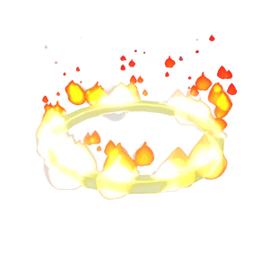 Ring of Fire Throwing Disc
